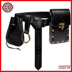 Retro Belt Pouch Fanny Pack Cellphone Holder Steampunk Medieval Renaissance